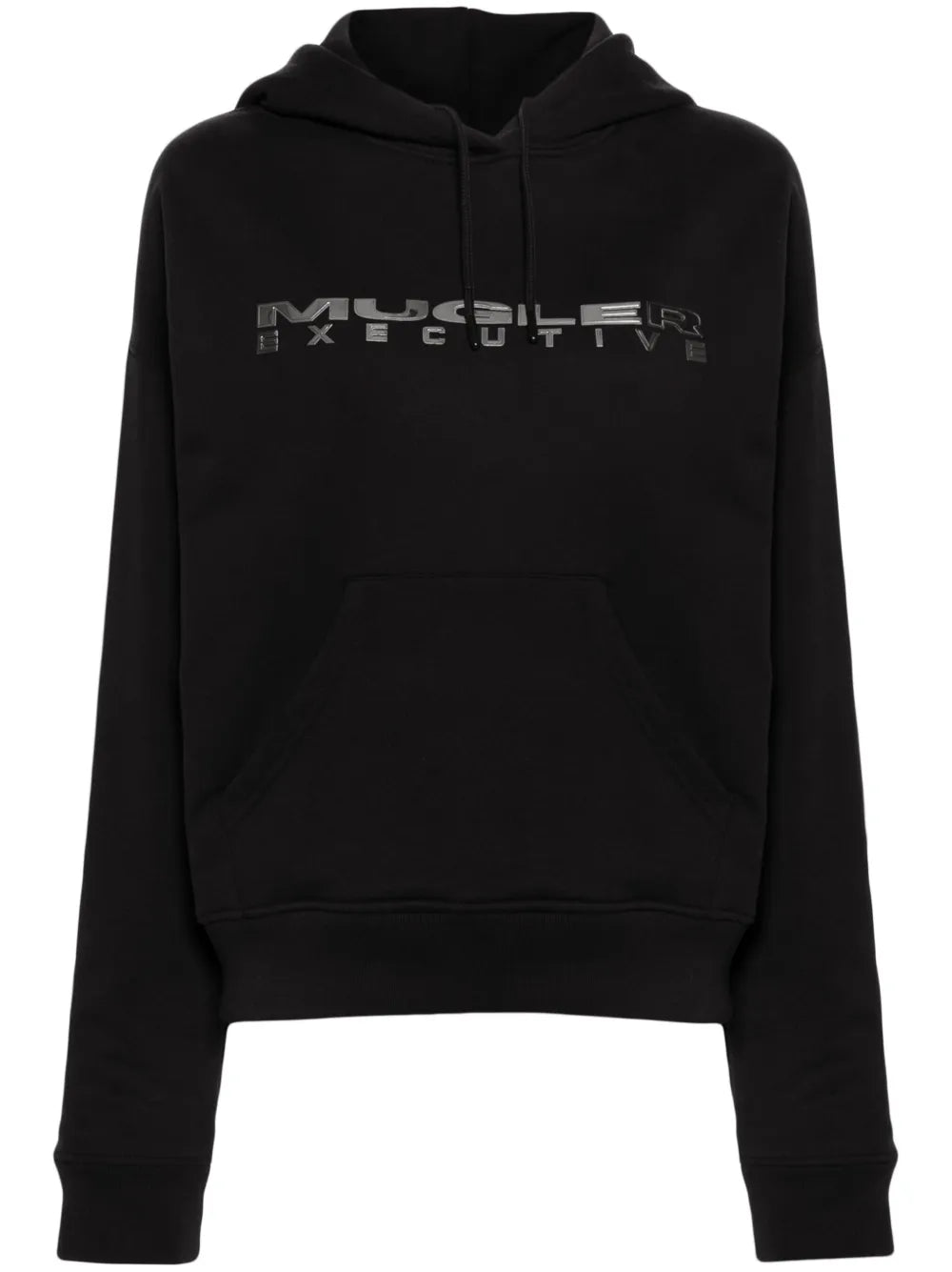 Logo-Lettering Jersey Hoodie