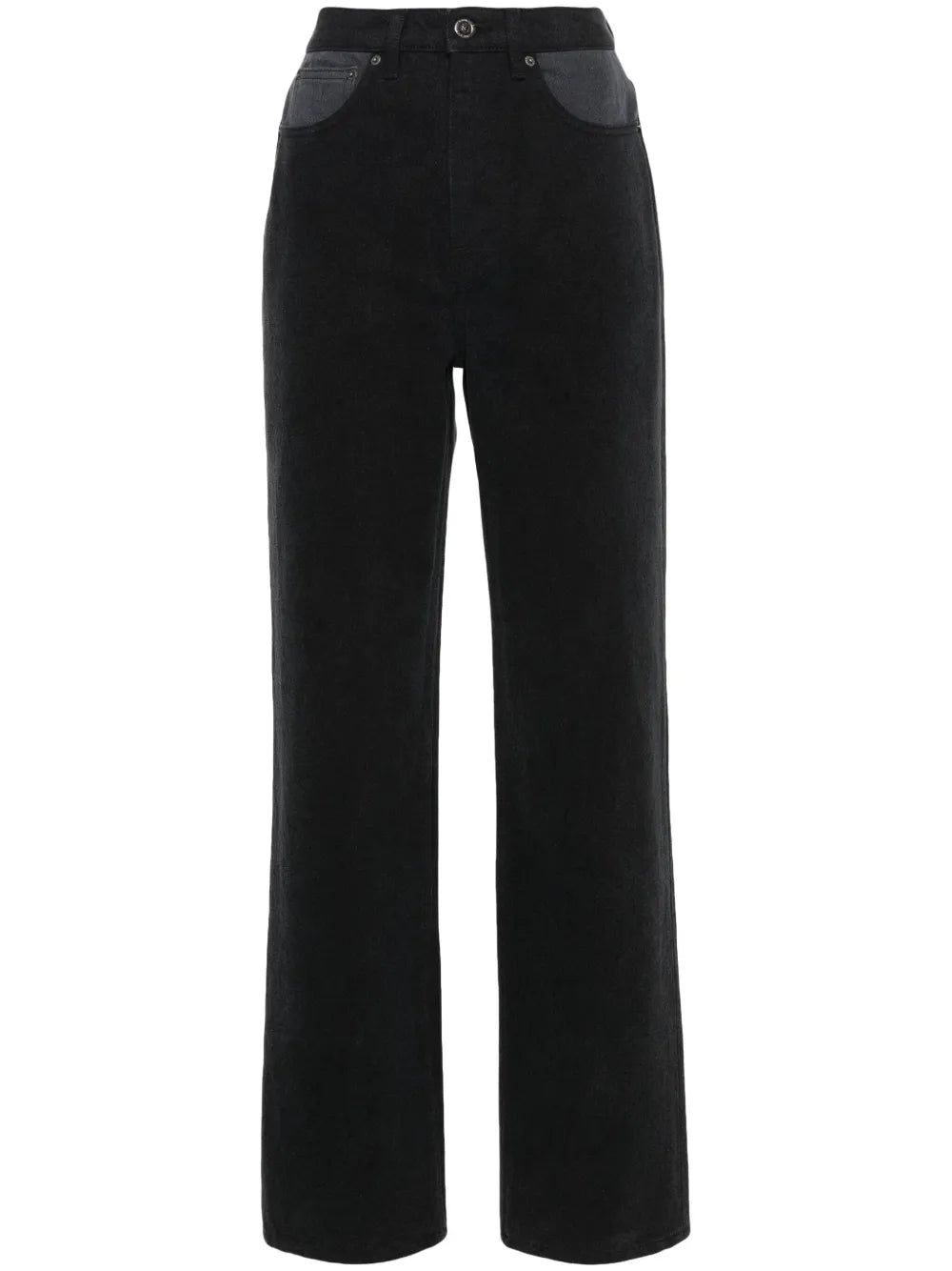 Two-Tone Tapered Jeans