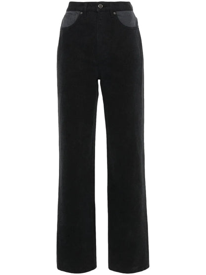 Two-Tone Tapered Jeans