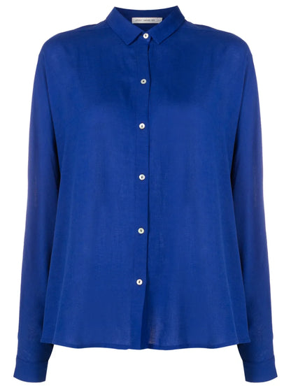 Gathered Long-Sleeve Shirt