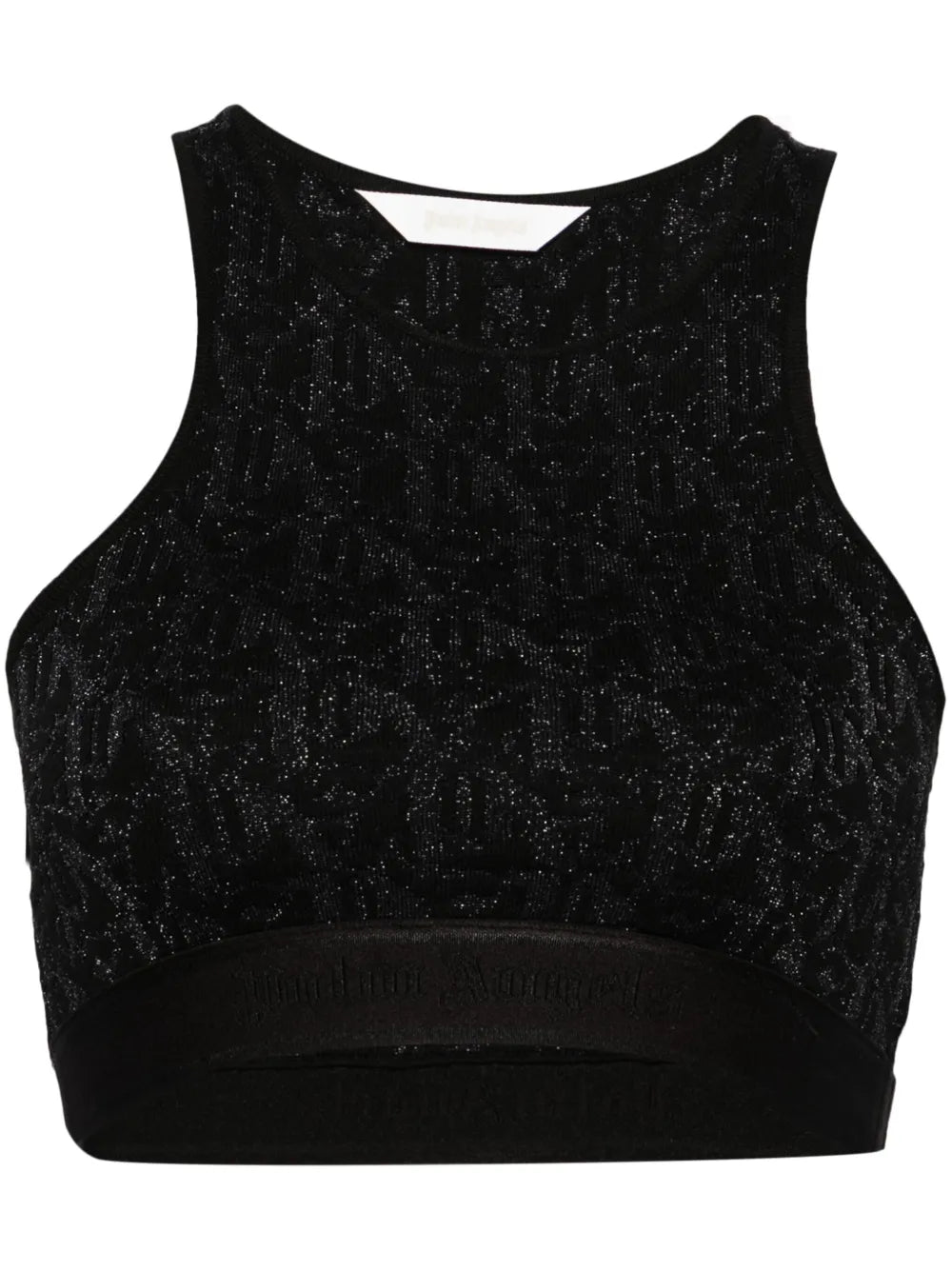 Monogram-Jacquard Crop Top