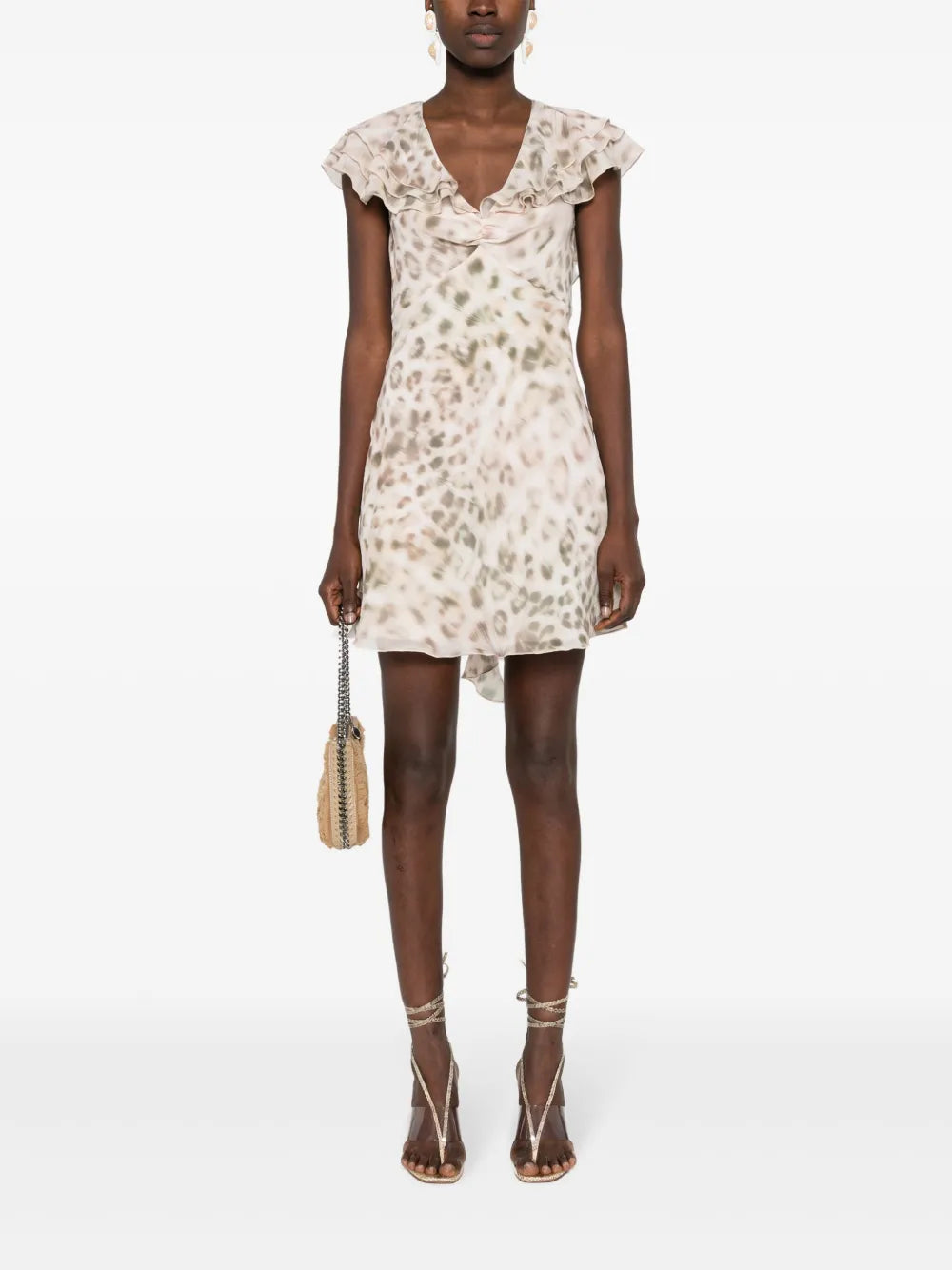 Leopard-Print Mini Dress