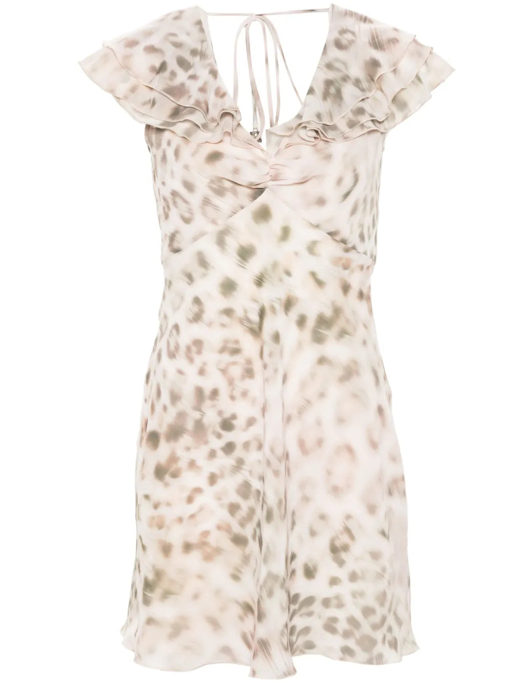Leopard-Print Mini Dress