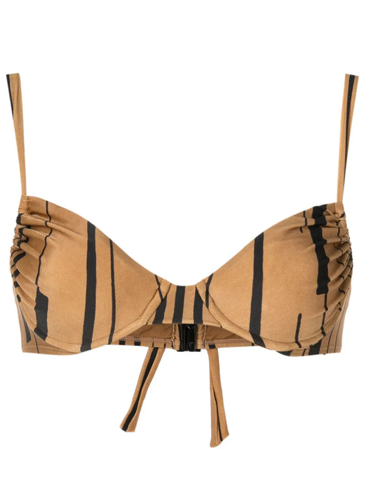 Striped Bikini Top