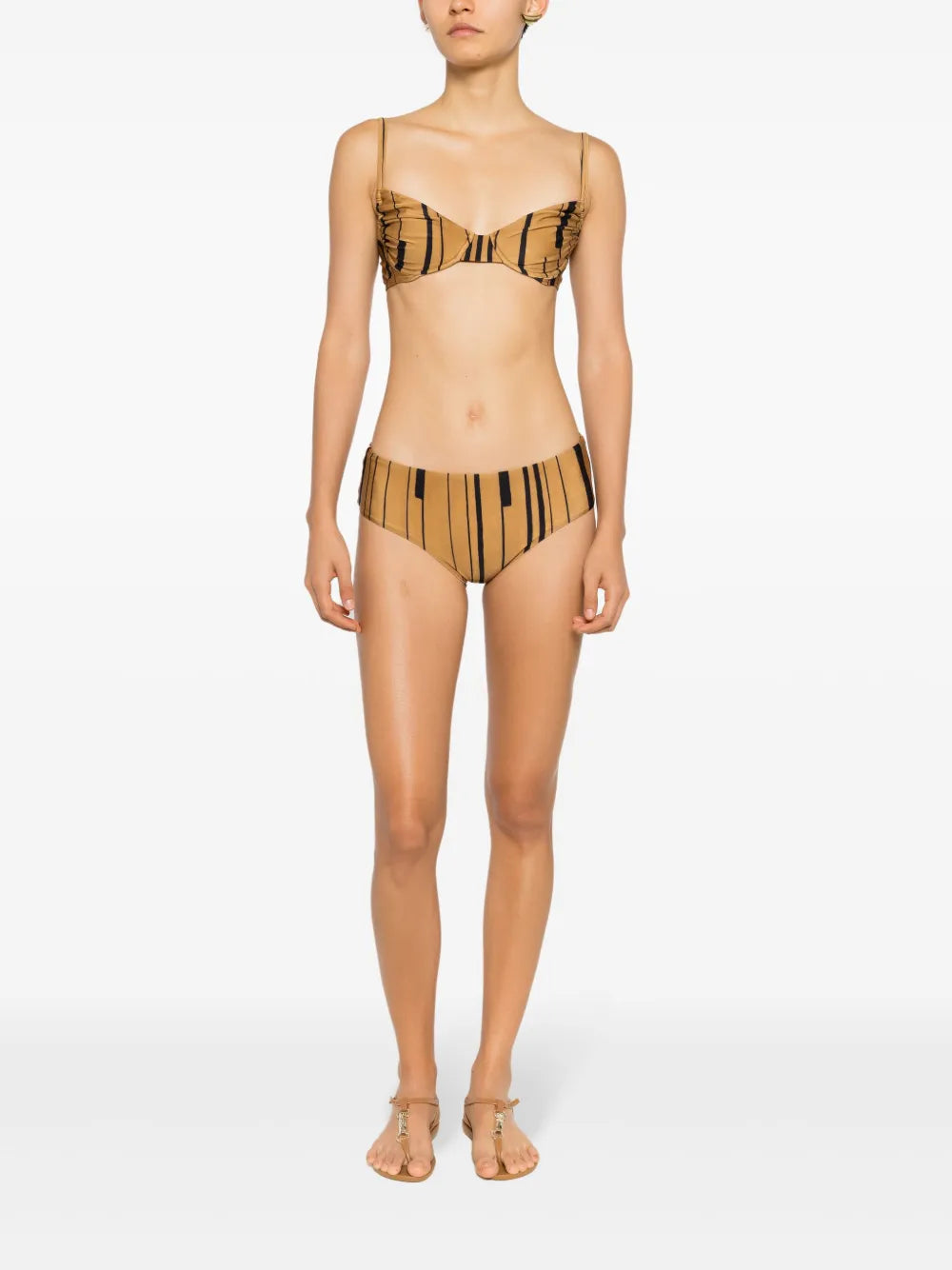 Striped Bikini Bottoms