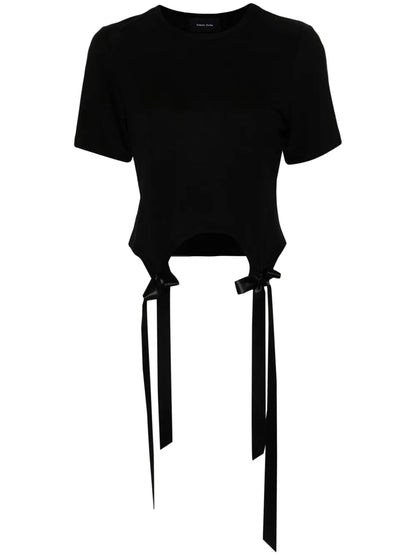 Bow-Detail Cotton Dress