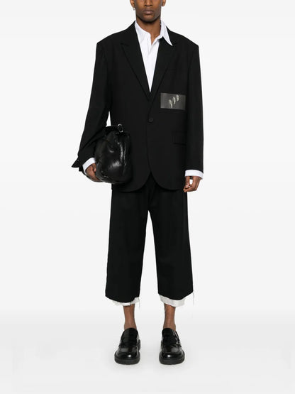 Graphic-Print Blazer