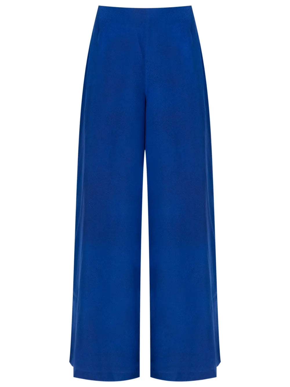 Clean Silk Wide-Leg Trousers