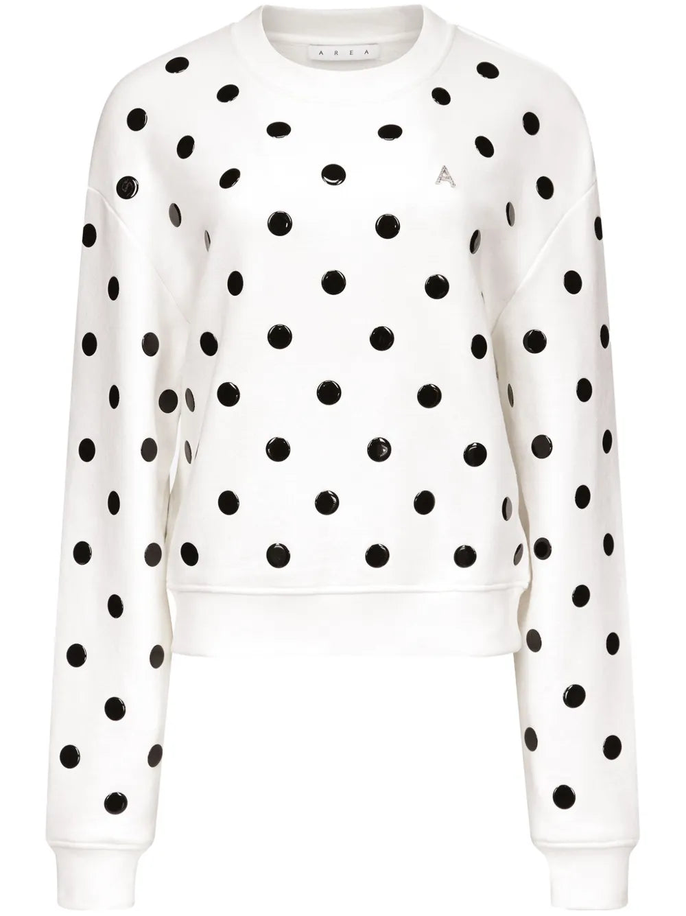 Polka-Dot Cotton Sweatshirt