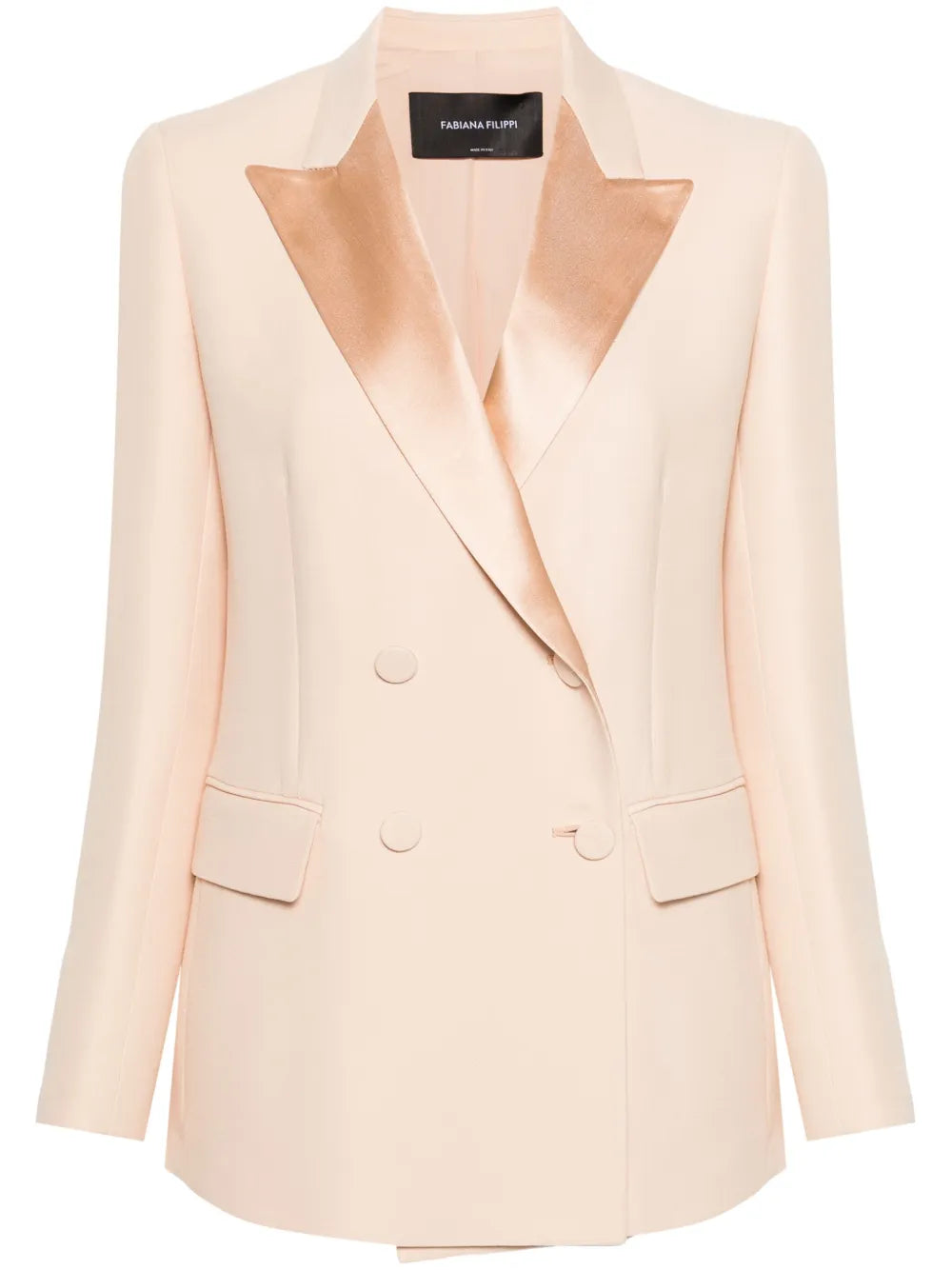 Double-Breasted Wool-Blend Blazer