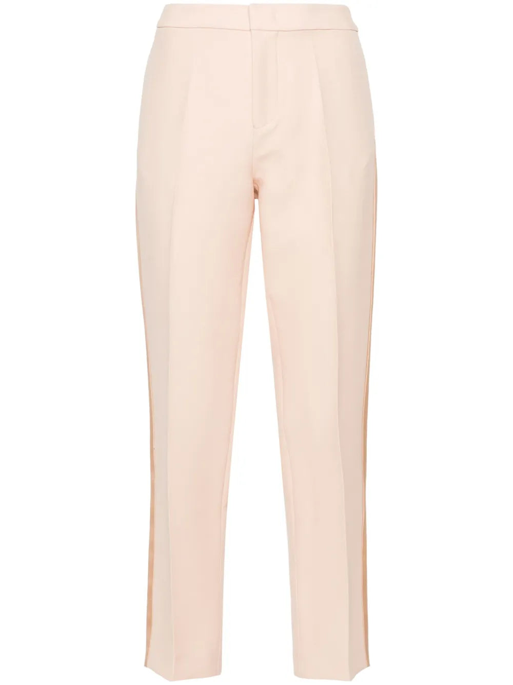 Wool-Blend Tailored Trousers