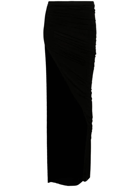 Edfu Draped Maxi Skirt