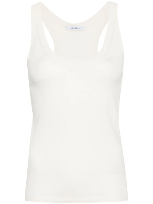 Scoop-Neck Knitted Top