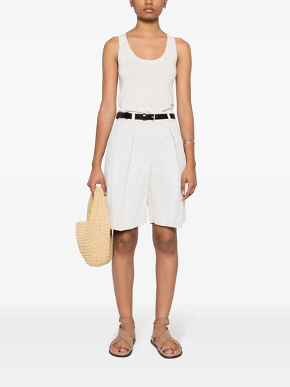 Scoop-Neck Knitted Top