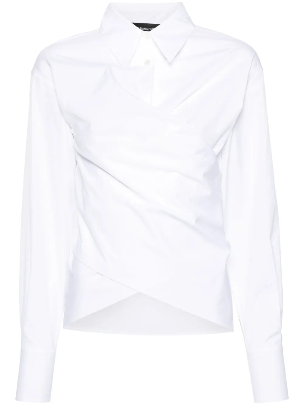 Tied Cropped Shirt