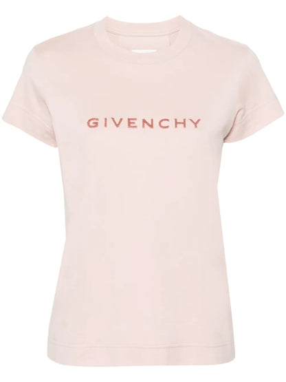 Flocked-Logo T-Shirt