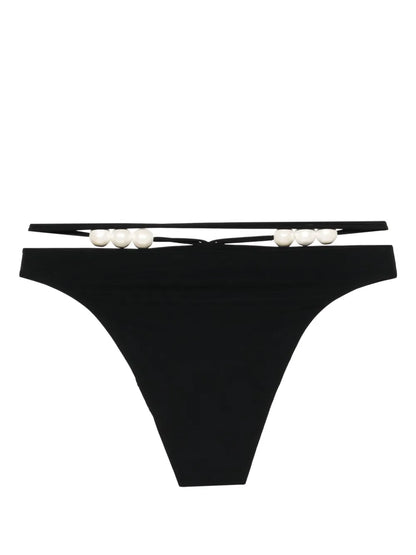 Pearl-Detailed Bikini Bottom