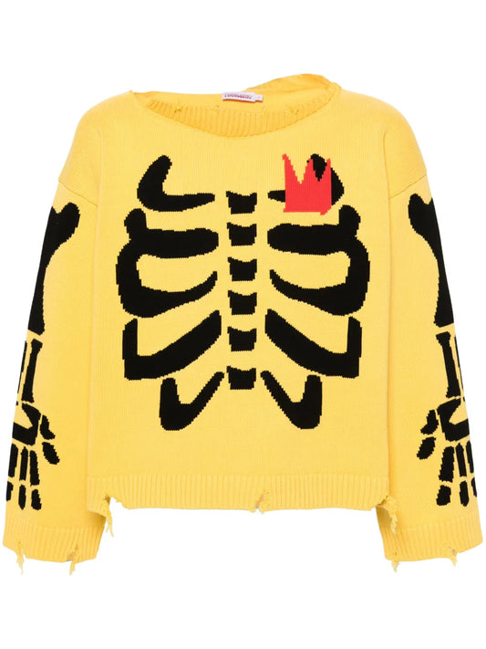 Intarsia-Knit Jumper