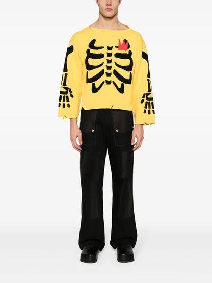 Intarsia-Knit Jumper