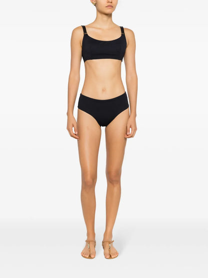 Diamond-Pattern Bikini Bottoms