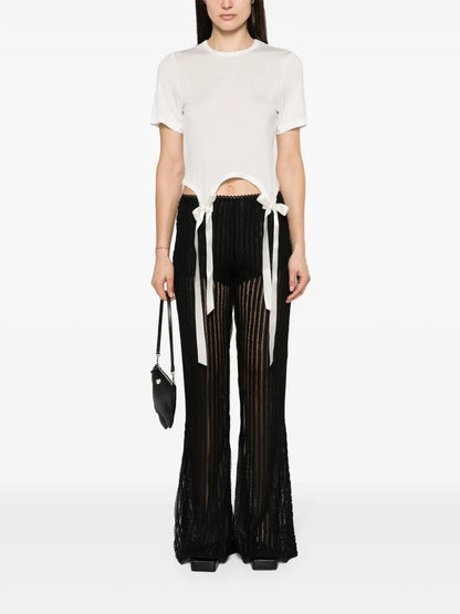 Bow-Detail Cotton T-Shirt