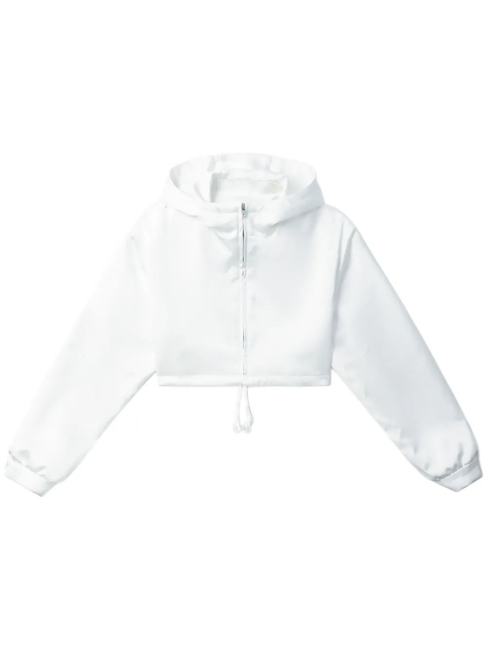 Zip-Up Cropped Hoodie