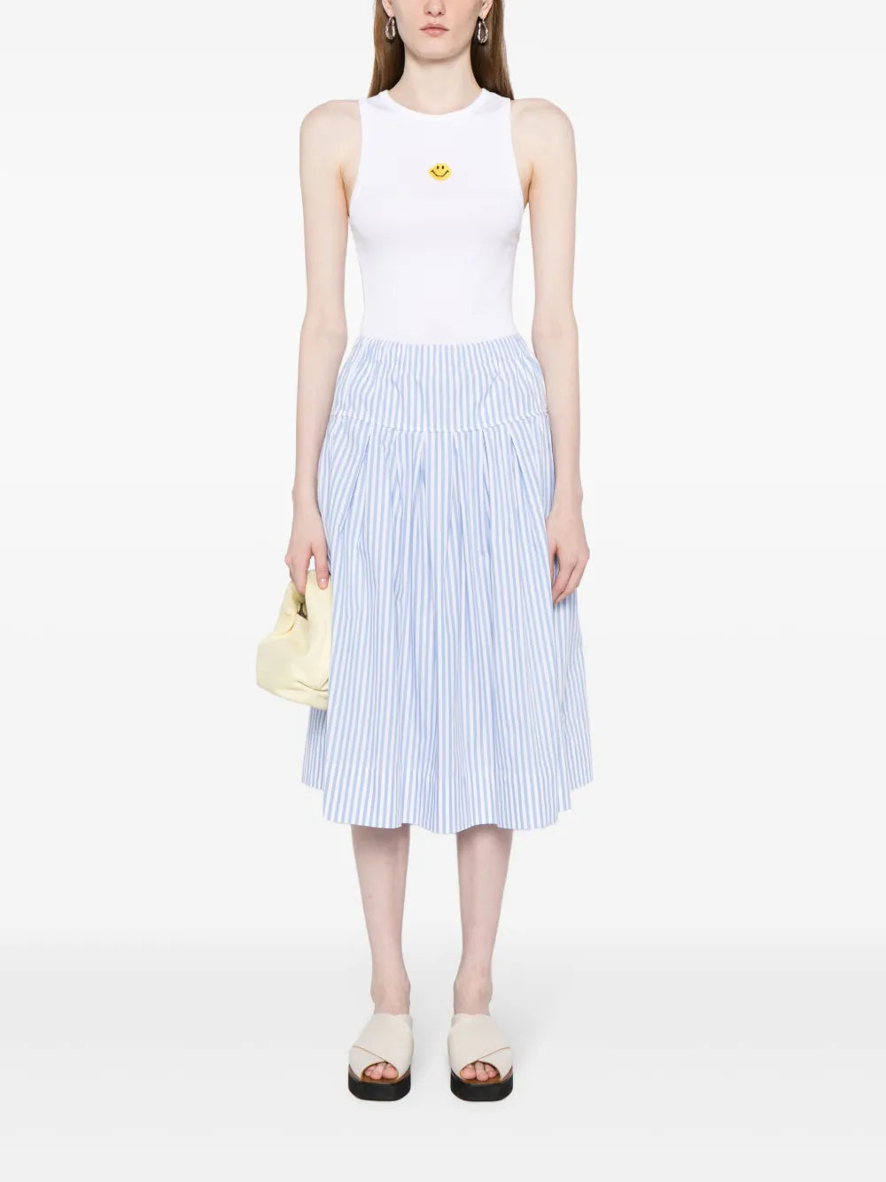 Smiley-Motif Tank Top