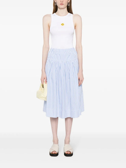 Smiley-Motif Tank Top