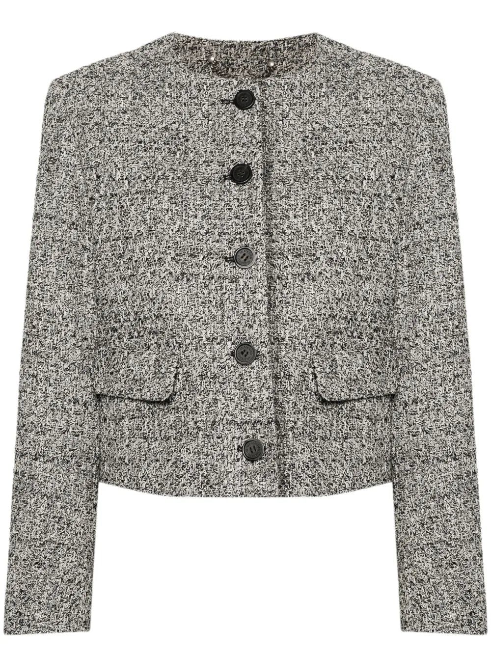 Bouclé Cropped Jacket