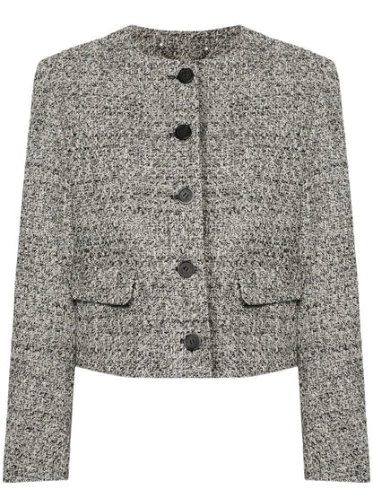 Bouclé Cropped Jacket