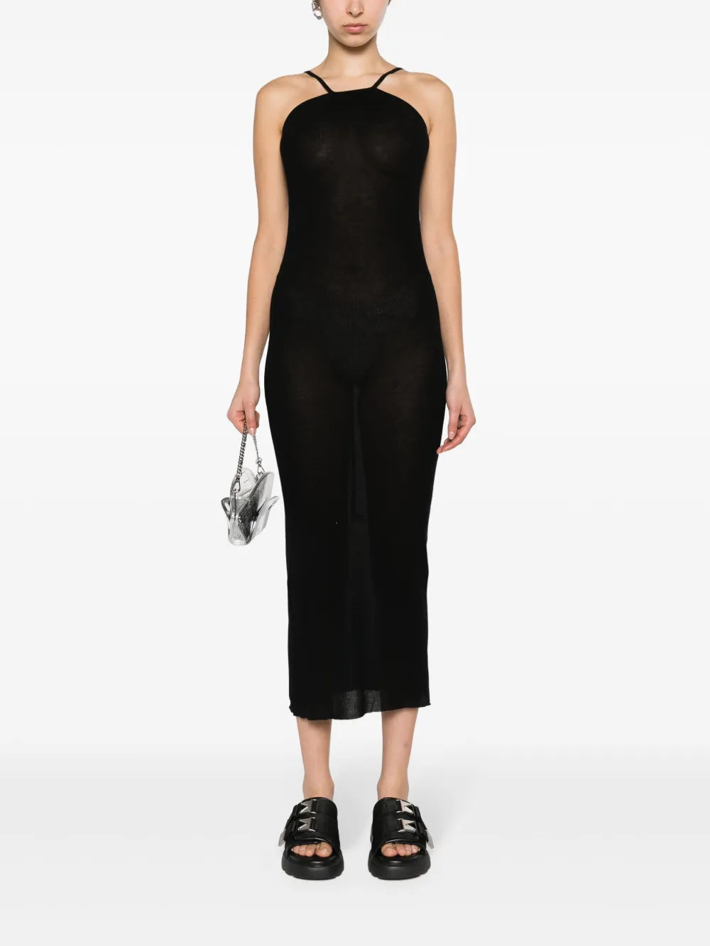 Skorpio Fine-Ribbed Maxi Dress