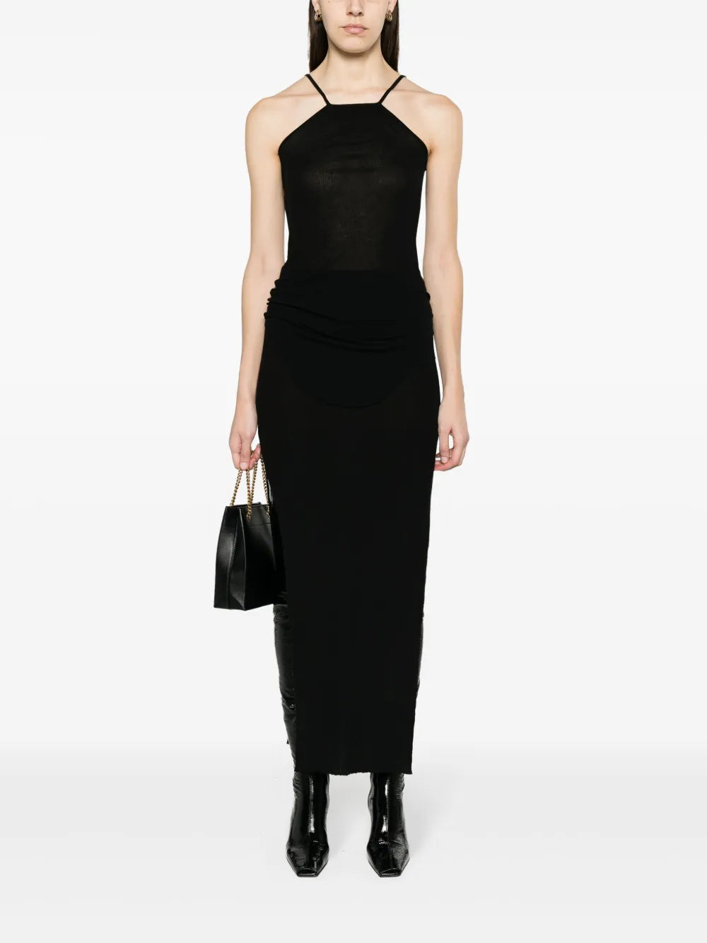 Sacris Ribbed-Knit Maxi Skirt
