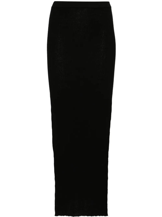 Sacris Ribbed-Knit Maxi Skirt