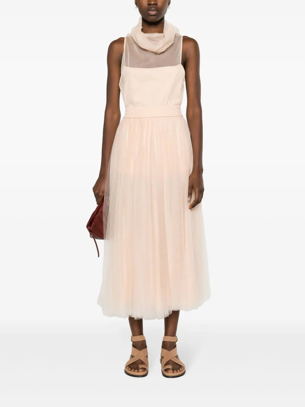 Tulle Midi Skirt