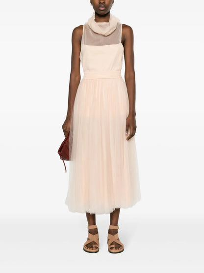Tulle Midi Skirt