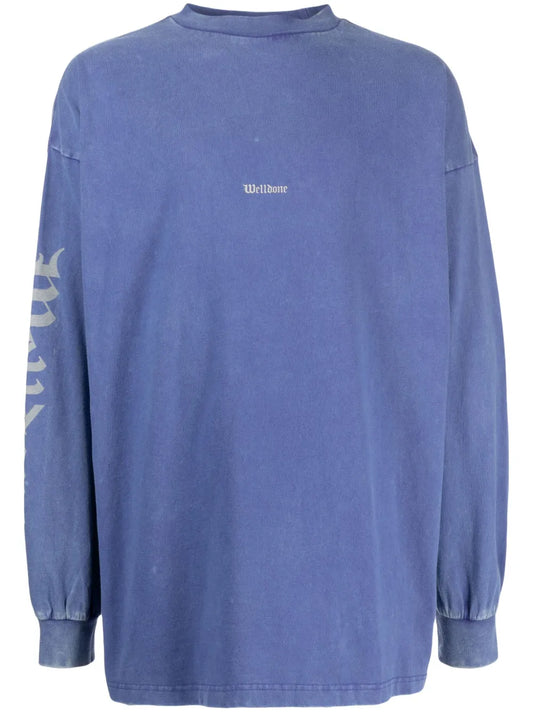 Logo-Print Long-Sleeve T-Shirt
