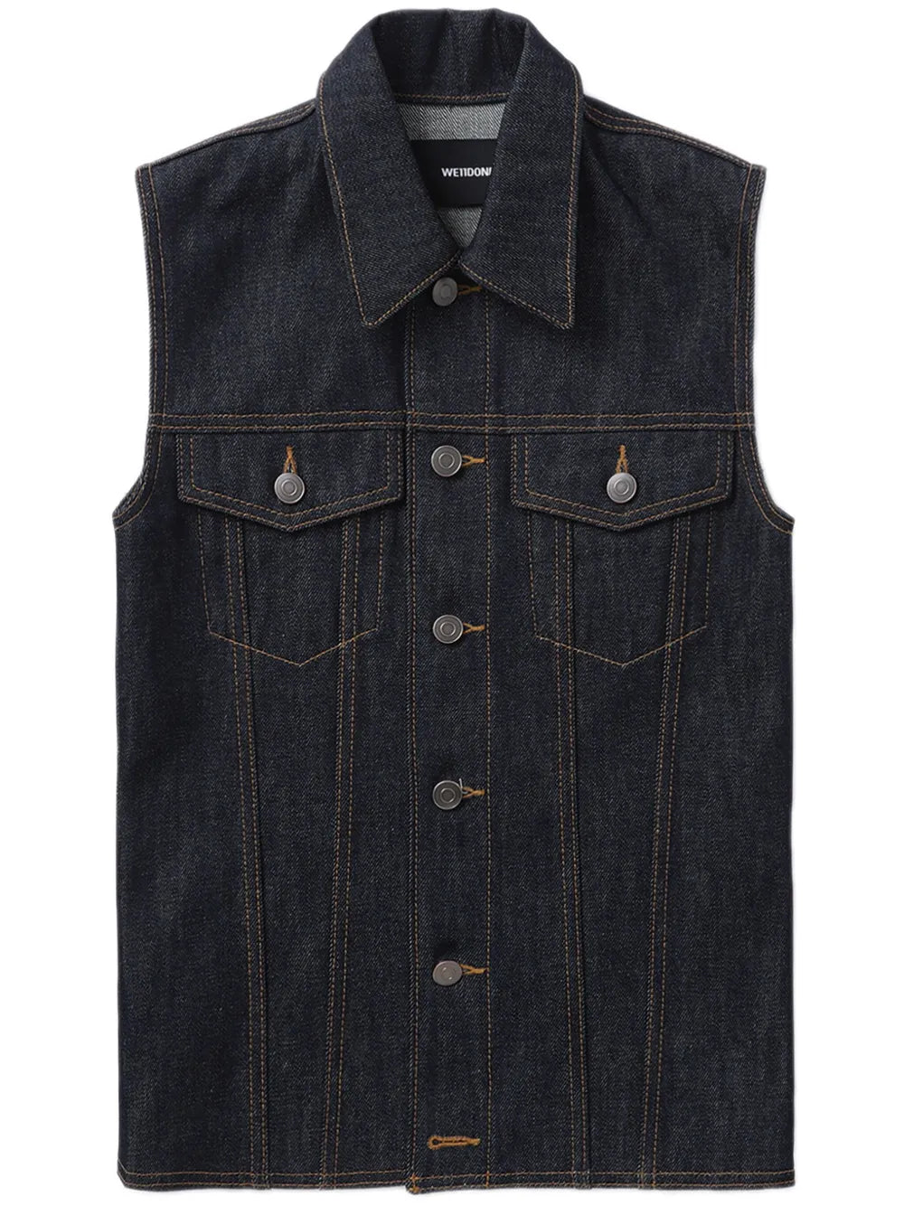 Sleeveless Denim Vest
