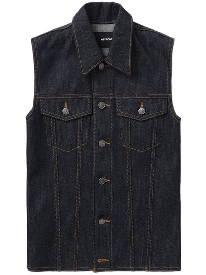 Sleeveless Denim Vest