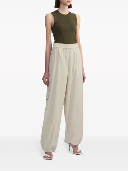 Cutout-Detail Ribbed Top