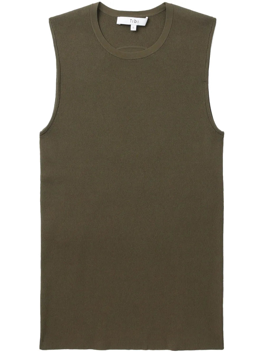 Cutout-Detail Ribbed Top