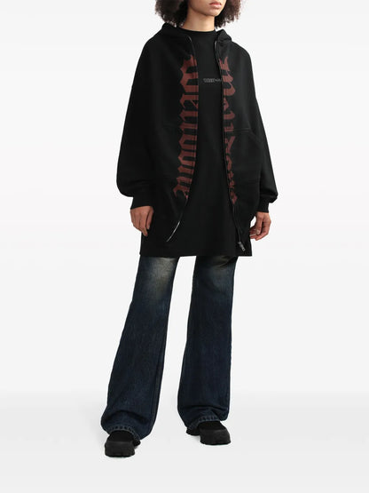 Logo-Print Zipped Hoodie
