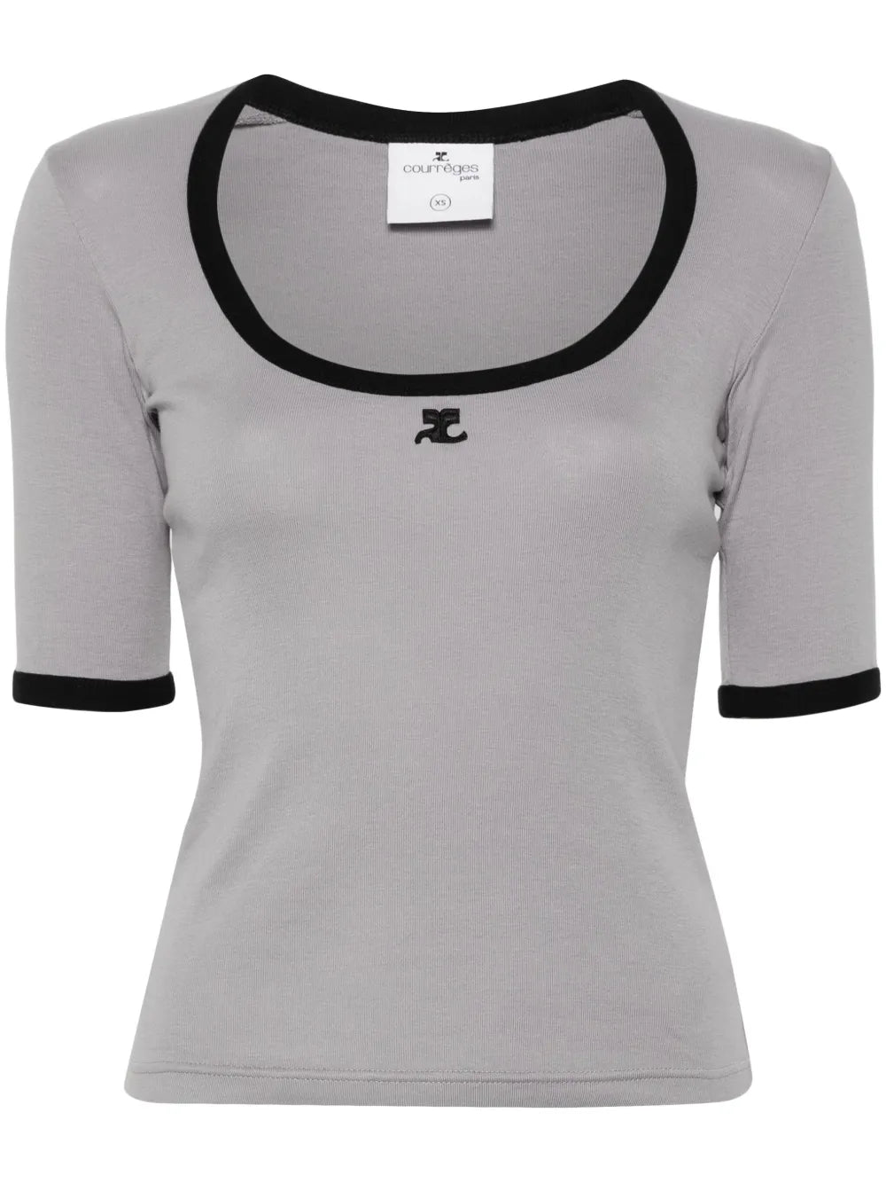 Holistic Contrast Cotton T-Shirt