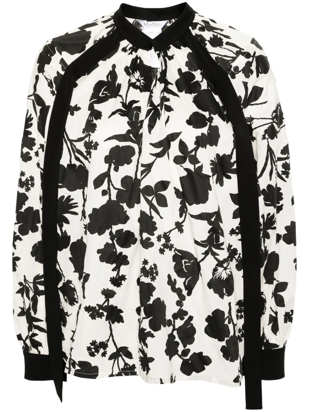 Gaetana Floral-Print Cotton Blouse