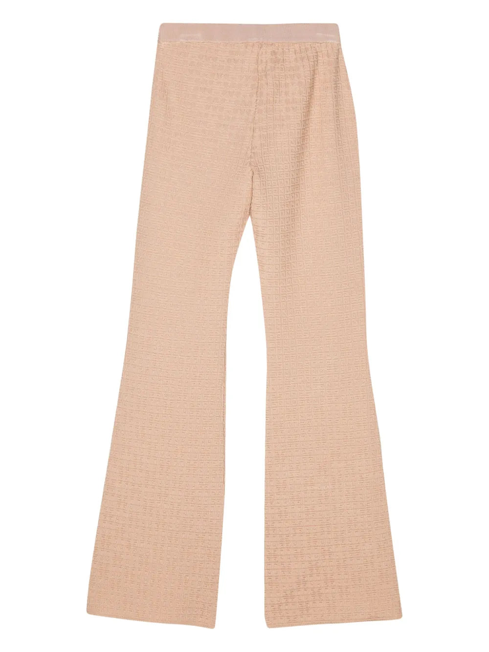 4G-Jacquard Flared Trousers