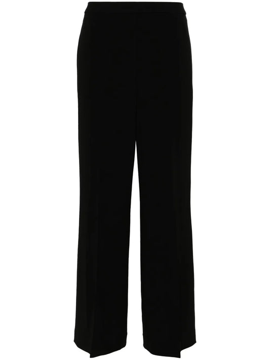 Mid-Rise Wide-Leg Trousers