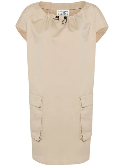 Cotton Poplin Mini Dress