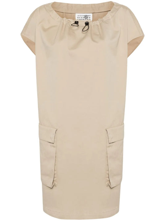 Cotton Poplin Mini Dress