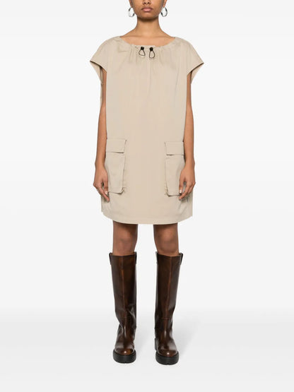 Cotton Poplin Mini Dress