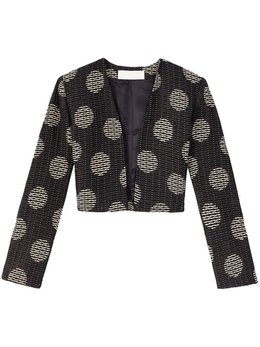 Helmut Geometric-Pattern Print Blazer