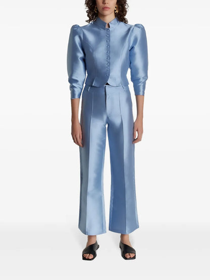 Yoshi Pressed-Crease Trousers